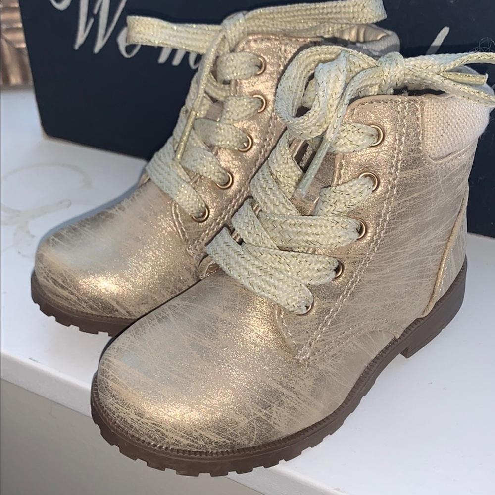 NWT Children’s Place Gold Boots